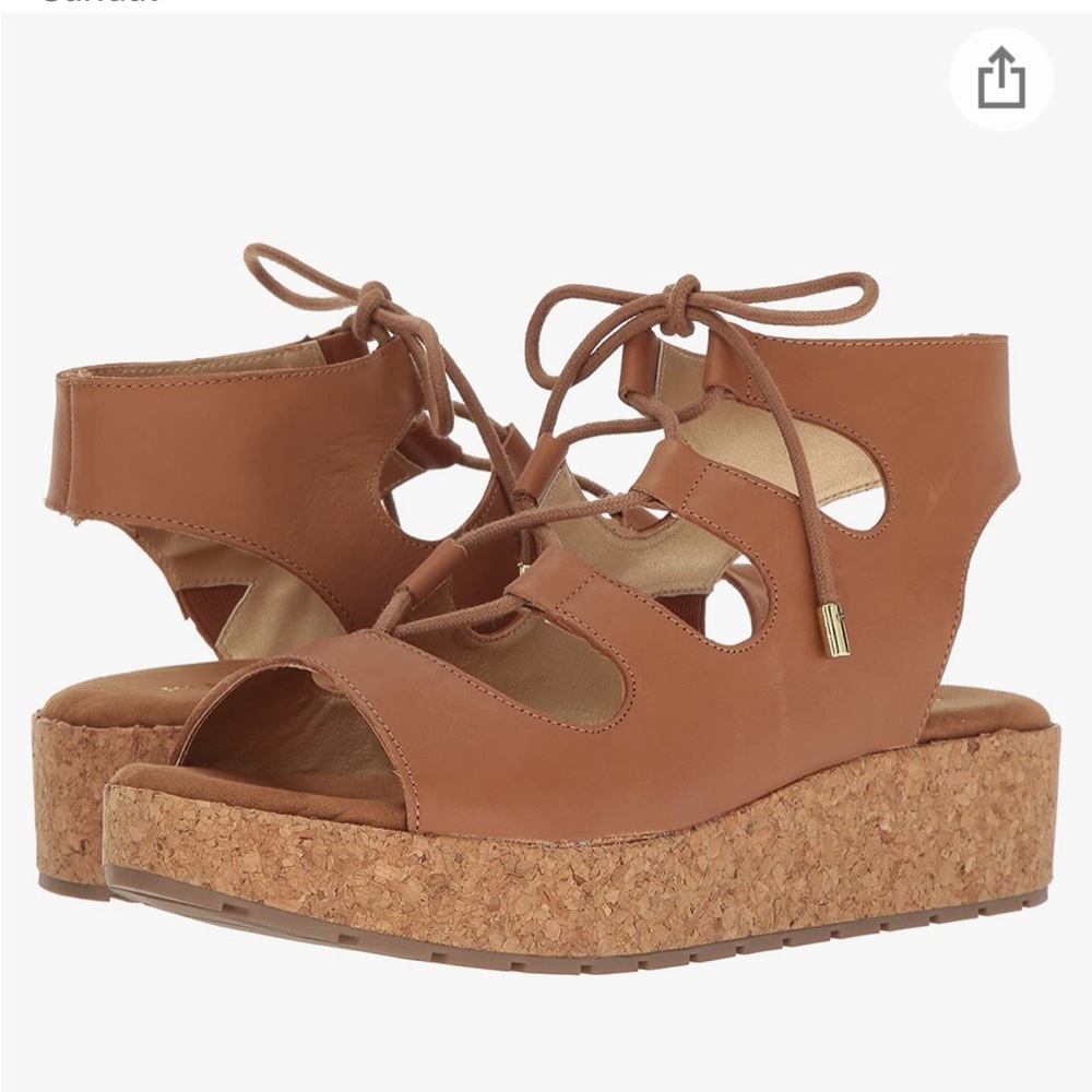 NIB Kenneth Cole Calm Night Platform Sandal 10M